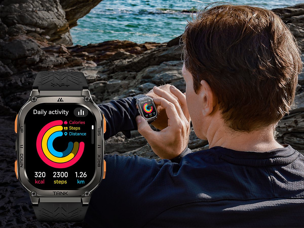 kospet_official's tweet image. Make every moment count. 💯
Set your calories, steps, and distance goals with daily activity rings on the #KOSPET #TANKM3ULTRA.⌚️ As you reach your goals, you'll receive real-time reminders to keep you motivated and make healthy living every day. 📩 🤩

#smartwatch  #sportwatch
