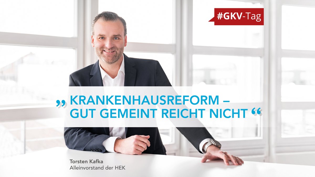 Wir müssen die #Krankenhausreform gemeinsam finanzieren - mit Bund, Ländern und auch der PKV. Die Finanzierung dieser Strukturreform darf nicht maßgeblich auf den Schultern der #GKV-Versicherten und ihre Arbeitgeber abgeladen werden.