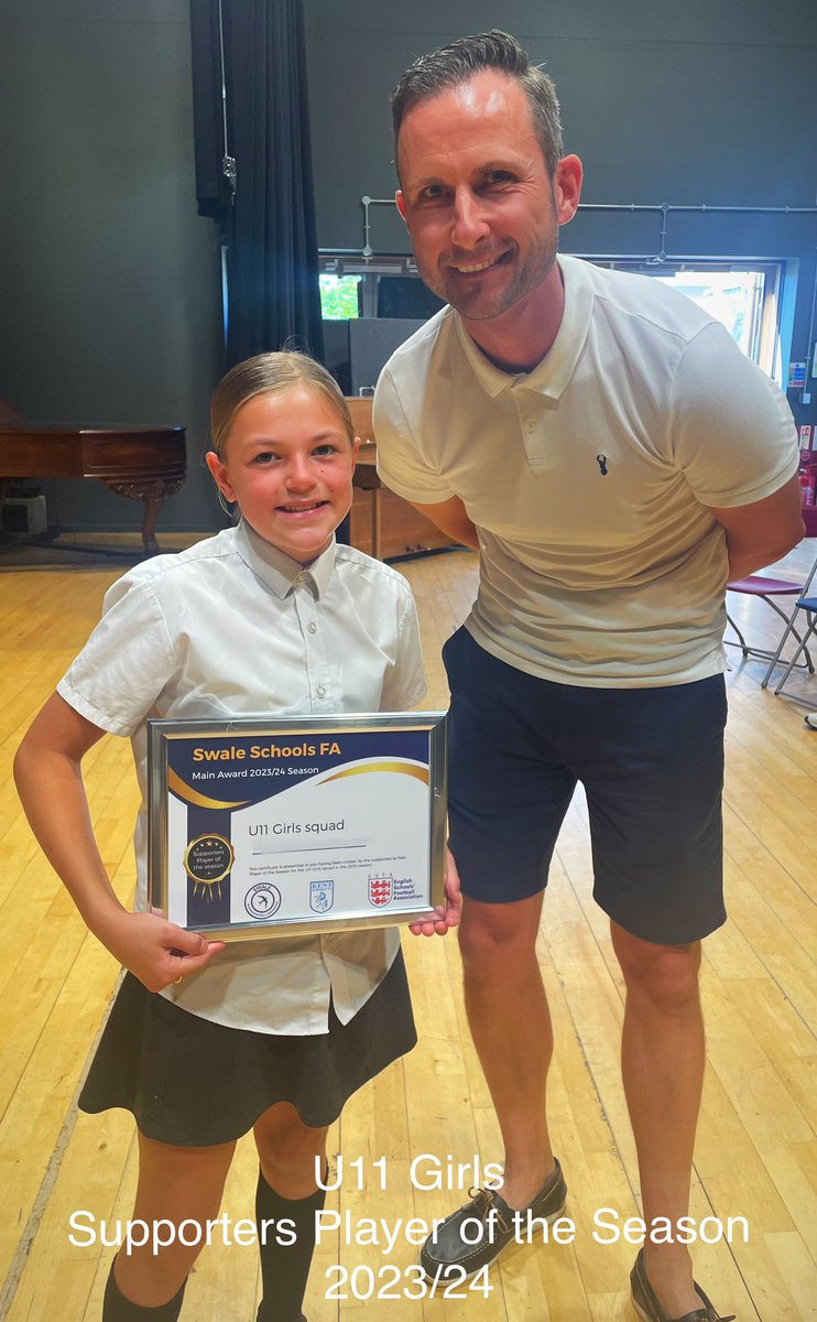 Swale Schools FA (@swalessfa) on Twitter photo Massive well done to our U11 girls also last night at presentation evening 🏆. Few girls not available yesterday away with their schools but this squad represented us excellently in <a href="/kentschools_fa/">Kent Schools FA</a> & <a href="/SchoolsFootball/">English Schools' Football Association</a> competitions.
<a href="/psdf7/">District Football</a> Massive well done to our U11 girls also last night at presentation evening 🏆. Few girls not available yesterday away with their schools but this squad represented us excellently in <a href="/kentschools_fa/">Kent Schools FA</a> & <a href="/SchoolsFootball/">English Schools' Football Association</a> competitions.
<a href="/psdf7/">District Football</a>