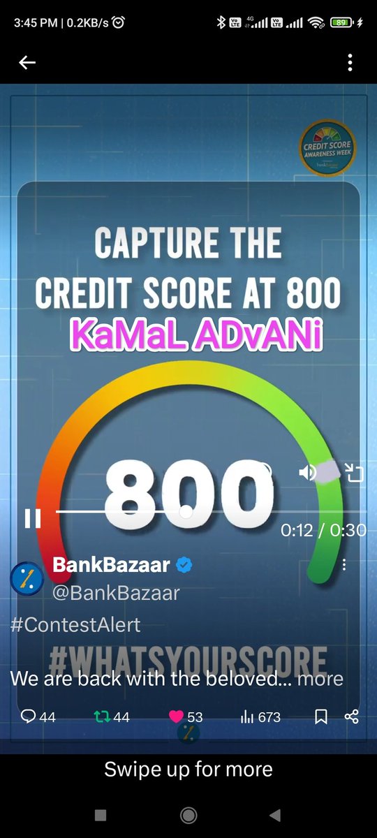 blessedkamal's tweet image. #BBGiVeAWaY 
#SToPCHaLLeNGe 
#CReDiTScOrE 
#WHaTsYoUrSCoRe 
#GiVeAWaYALeRt 
@BankBazaar 
@Ramprasad43 
@TheRipSnorter_ 
@dadofbonhisha 
@PrernaJ54110576 
@ChilledSup 
@mysterioussu 
@Wasimkh110 
@GILESSINGH 
@Gaurang321 
@pavansmehta 
@PritiNivoriya 
@coolraj23_ 
@Deepaadhan3