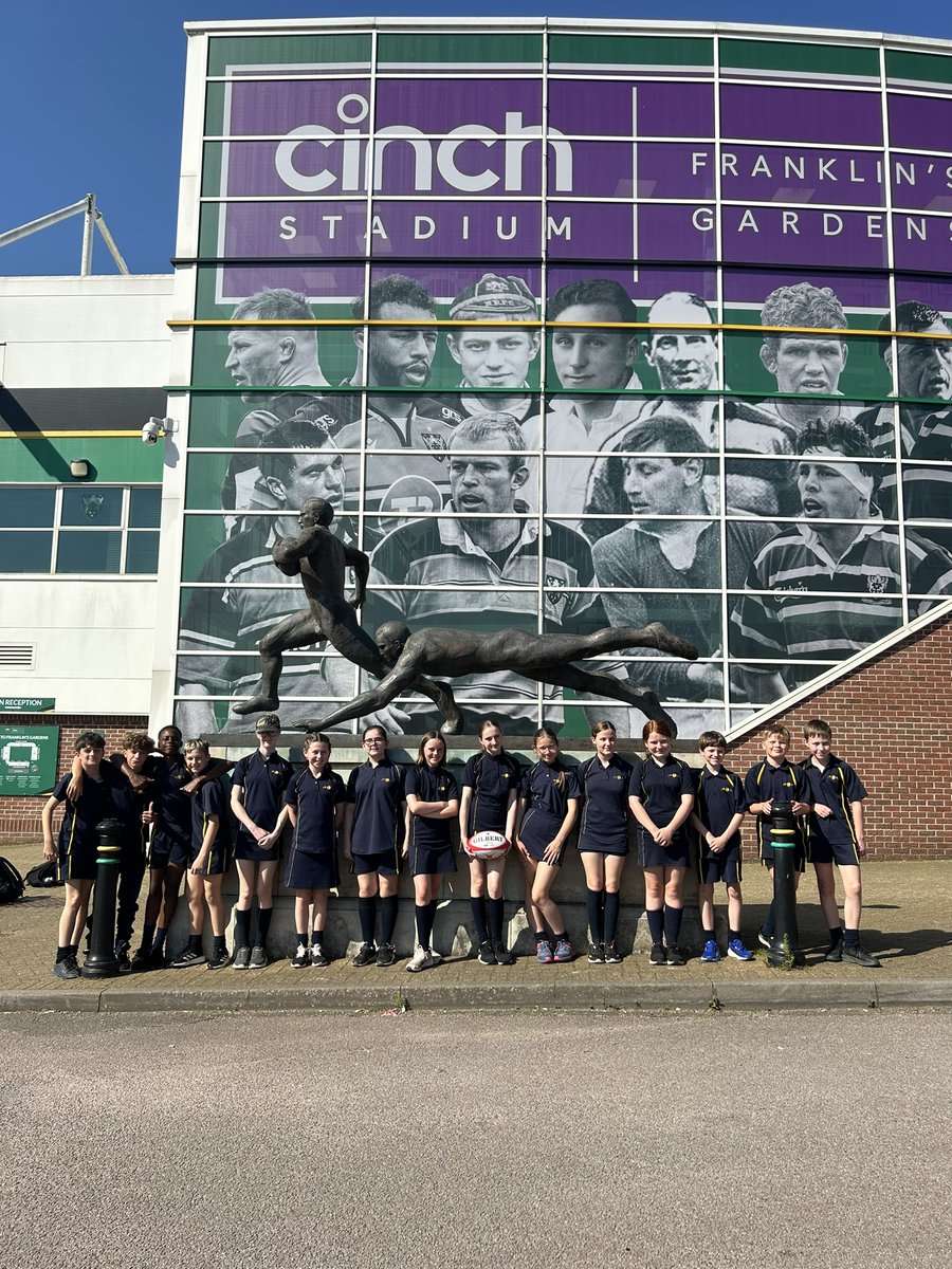 WPSPhysicalEd's tweet image. Some of our Year 7 learners have arrived at @SaintsRugby to take part in the @SaintsComm #ProjectRugby day! 🏉 

They are looking forward to playing in the touch tournament on the main pitch followed by a stadium tour this afternoon!