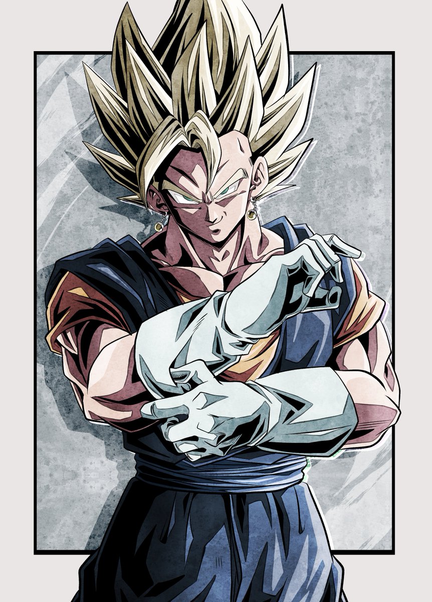 AKABEC0's tweet photo. 超ベジット再掲
#ドラゴンボール　#イラスト https://t.co/hCYLmBvl4t