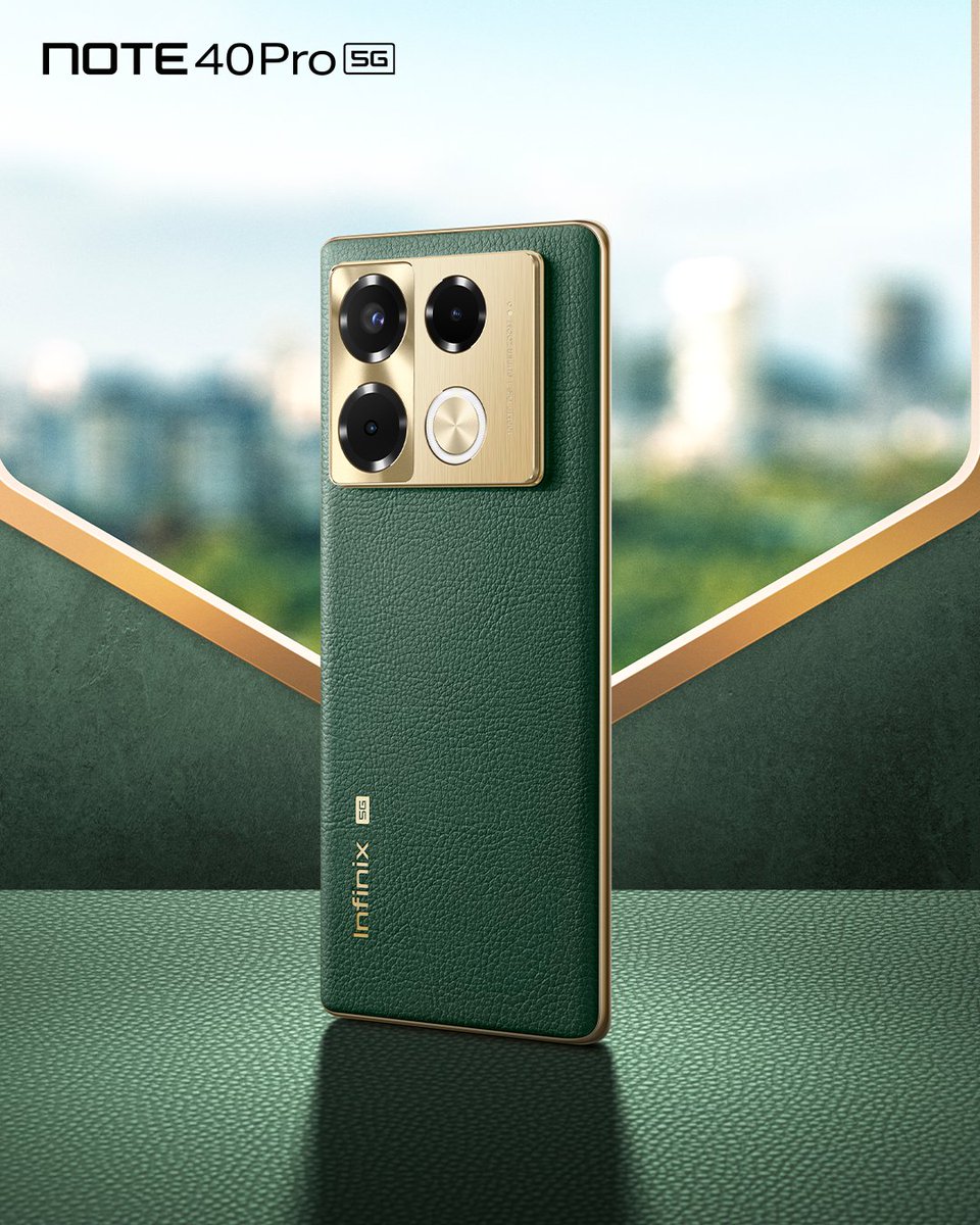 InfinixNigeria's tweet photo. Let our #InfinixNote40Series9ja be your stylish tech partner, keeping you trendy and efficient every day with its advanced features and sleek design. 
#TakeChargeWithNote40 https://t.co/g5KZHktOJQ