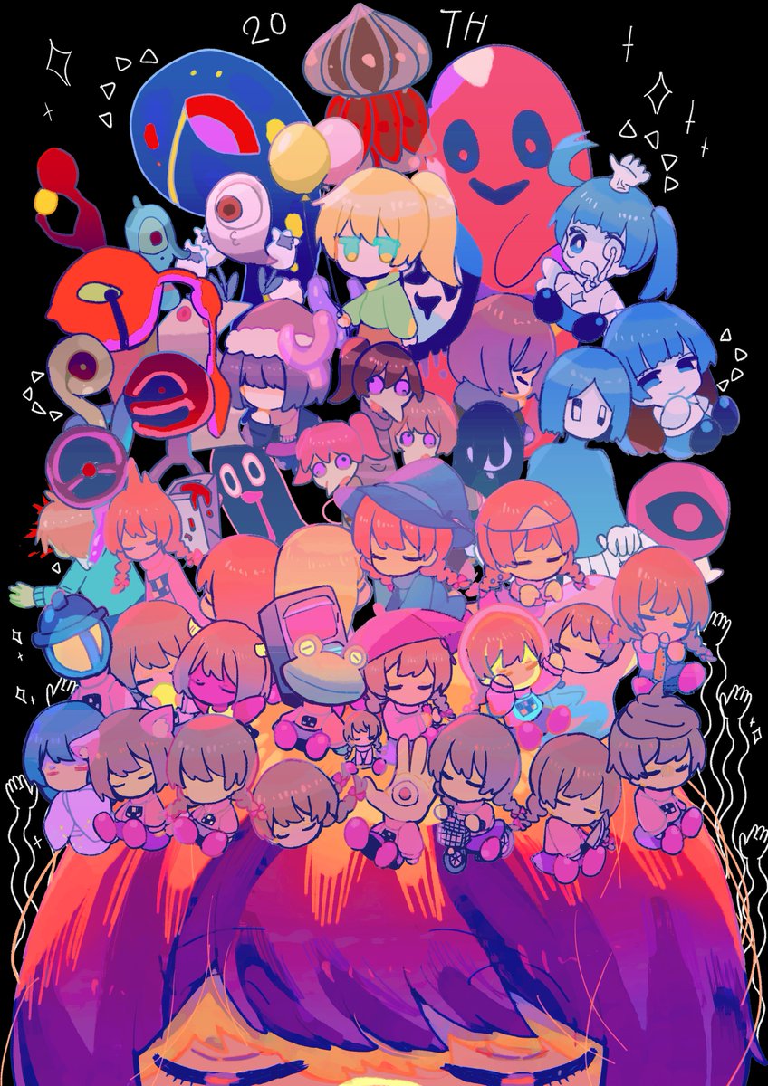 N_A_I_neko's tweet image. #yumenikki20th #ゆめにっき20周年
おめでとうございます！これからもゆめが続きますように📕
