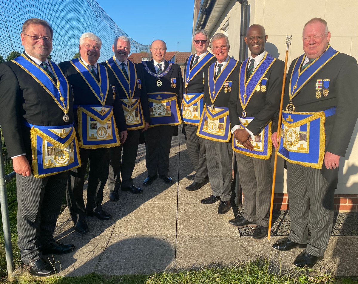 Our Provincial Director of Ceremonies, Pete, &amp; Senior Warden, David, enjoyed their final installation meeting yesterday evening at St Johns Lodge No 6414. Pete has been our PDC for 10 years. David has served for 5 years, both will be greatly missed by all of the Provincial Team.