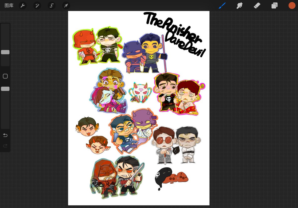 TZCT3's tweet image. 终于画完了😭，周边含量+1
#frankmatt