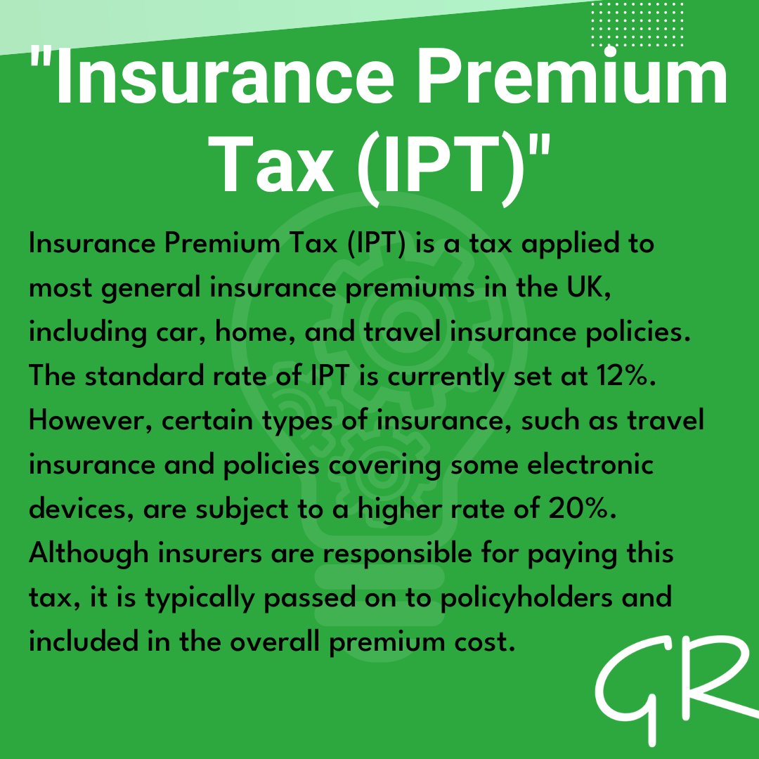 GreenlandsIns's tweet image. Understanding Insurance Jargon with Greenlands Insurance: Today's Focus – Insurance Premium Tax 
 
#InsuranceJargon #PolicyCertificate #ThinkInsurance #ThinkGreenlands