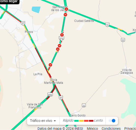 MonitoreoTecnos's tweet photo. Buenos días, tienen información del tramo cerrado Partes de Libramiento Ote de San Luis Potosí/México 57D. @CAPUFE  @GN_Carreteras https://t.co/RCiuklRCcs