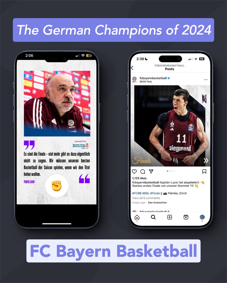 Another day, another Slate champion, <a href="/FCBayern/">FC Bayern München</a>  🏆!

Congrats to the entire team that worked tirelessly creating winning content throughout the season 🤩.

Annalisa Rützel, Martin Vogel, Patrick Blank, Lukas Horn and Jovana Vucetic!!!!