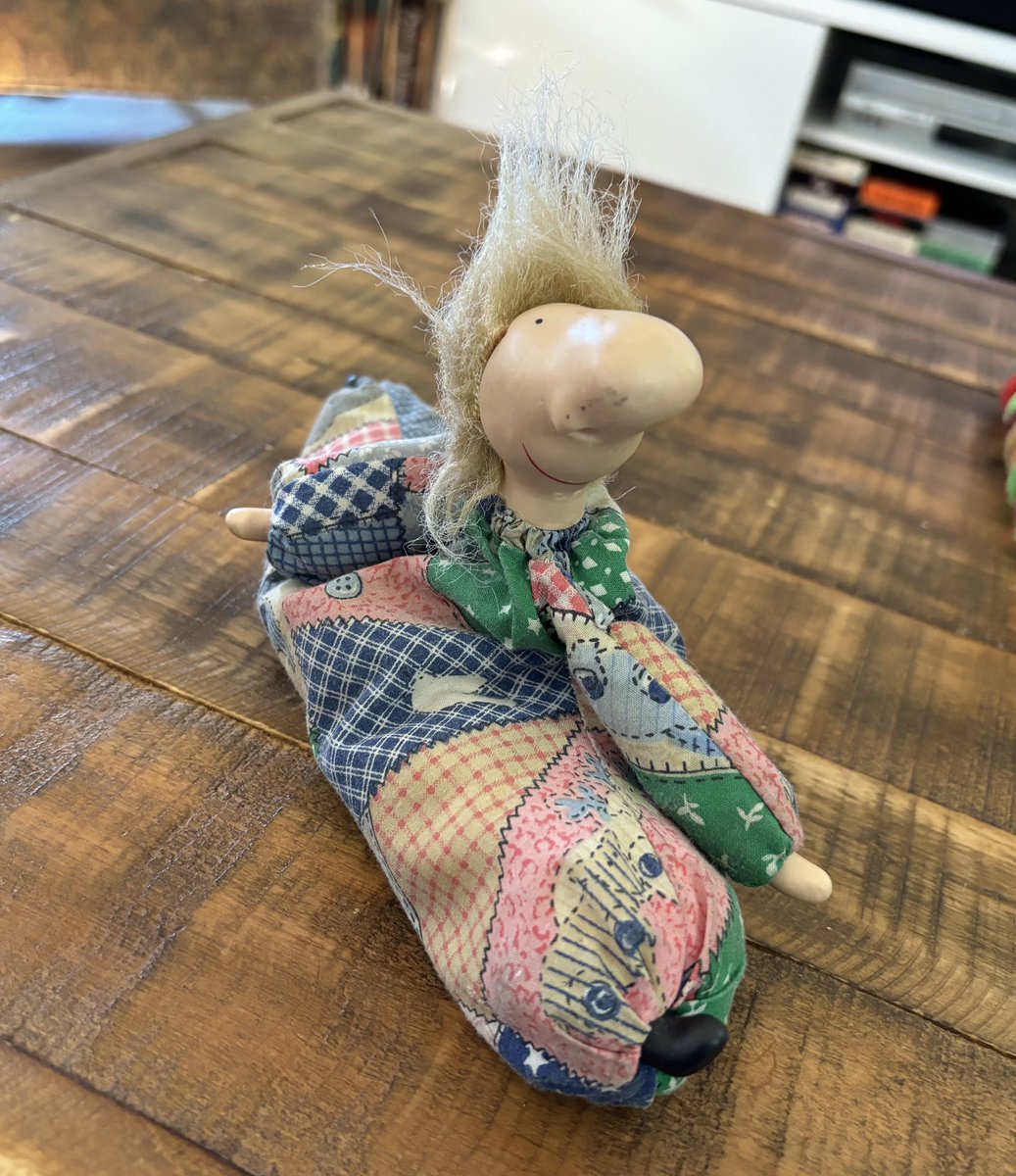 licoricewhip's tweet photo. What is this toy that I have from my childhood… has anyone ever seen such a creature https://t.co/SuCPbp9tuL