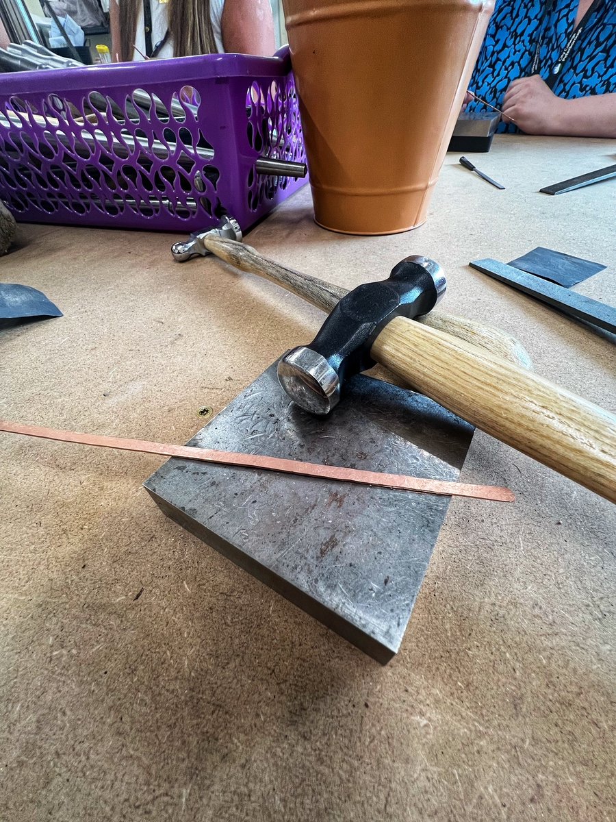 As part of our wellbeing sessions City College staff enjoyed a Copper Jewellery making session yesterday.

#jewellerymaking #copperjewellery #jewelleryclass #staffwellbeing #peterborough #cambridgeshire