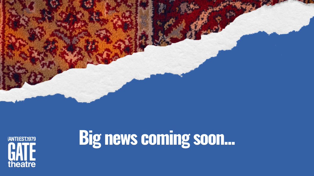 Want to know what the Gate has been up to? 

Stay tuned for some exciting news 👀 

#GateTheatre #InternationalTheatre #GateNews