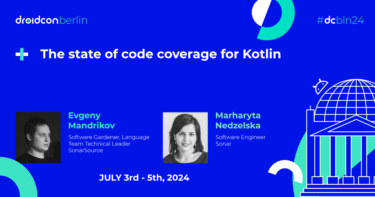 droidcon Berlin (@droidconberlin) on Twitter photo Join <a href="/jMargaritaN/">Marharyta Nedzelska 🇺🇦</a> & <a href="/_godin_/">Evgeny Mandrikov</a> for a power packed #dcbln24 session 👏
Master #Kotlin code coverage essentials: tools, challenges, interpreting results, and explore future enhancements.
Full abstract here: berlin.droidcon.com/speaker/marhar… Join <a href="/jMargaritaN/">Marharyta Nedzelska 🇺🇦</a> & <a href="/_godin_/">Evgeny Mandrikov</a> for a power packed #dcbln24 session 👏
Master #Kotlin code coverage essentials: tools, challenges, interpreting results, and explore future enhancements.
Full abstract here: berlin.droidcon.com/speaker/marhar…