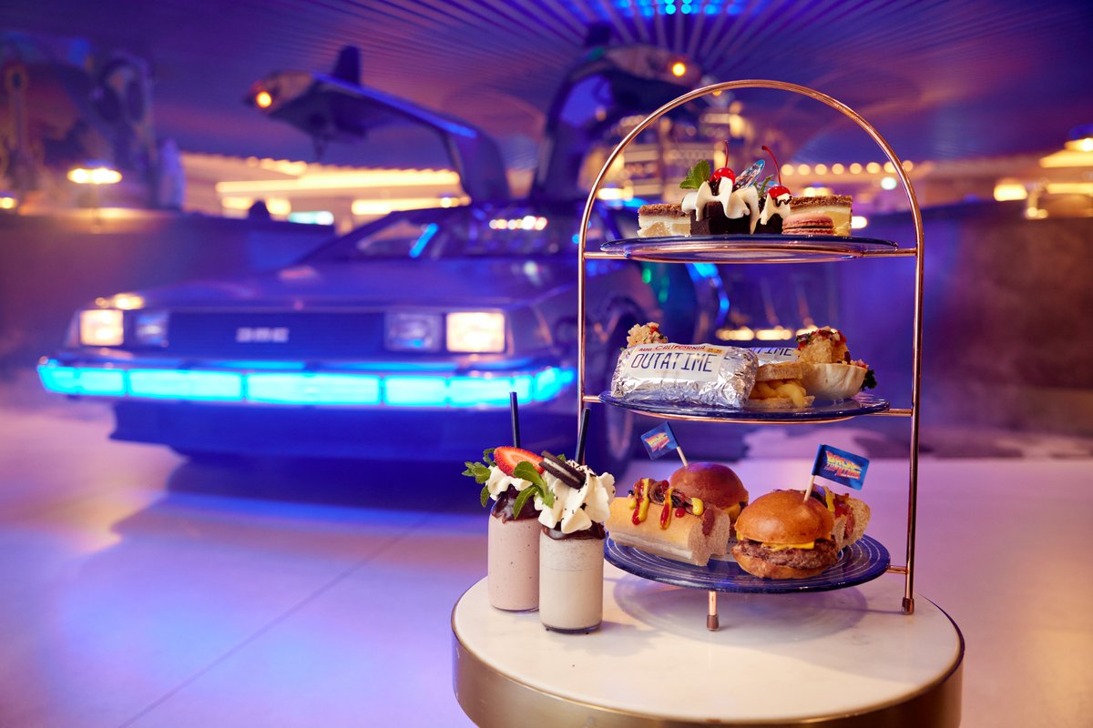TheArtsShelf's tweet photo. SOUND Cafe at The Cumberland Hotel launches Back to The Future The Musical Afternoon Tea! ⚡️ 🫖 🍰

MORE INFO 👉 https://t.co/Vtu2JCOHob

#BackToTheFuture #HITPLAY https://t.co/ZVQFETGnIe