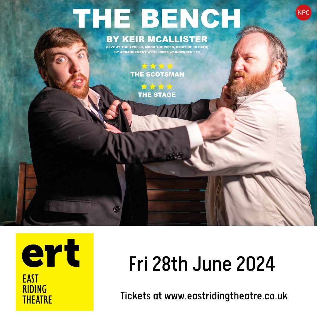 Join us this Friday 28th June at <a href="/ertheatre/">East Riding Theatre</a> for our next performance of The Bench!

Tickets available here: eastridingtheatre.co.uk/the-bench/