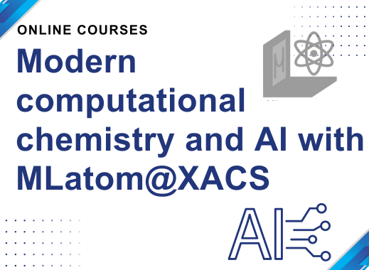 XACSprogram's tweet photo. Course “Modern computational chemistry and AI” by Pavlo O. Dral @PavloDral
You can check out https://t.co/3x0LWOKT7D for more information (What you can learn from it and how to access it). #AI #compchem #MLatom https://t.co/5P1GTD6WPE