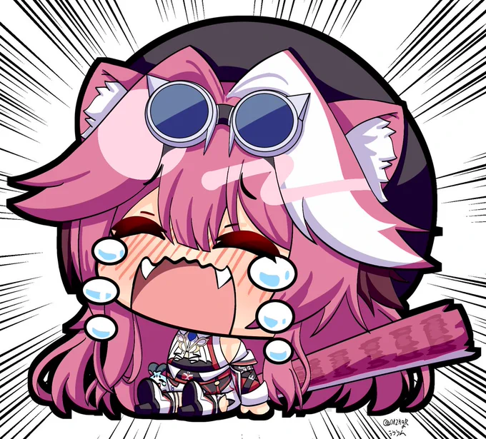 ぎゃん泣きラオーラちゃんRaora is cry! #RaorArt 