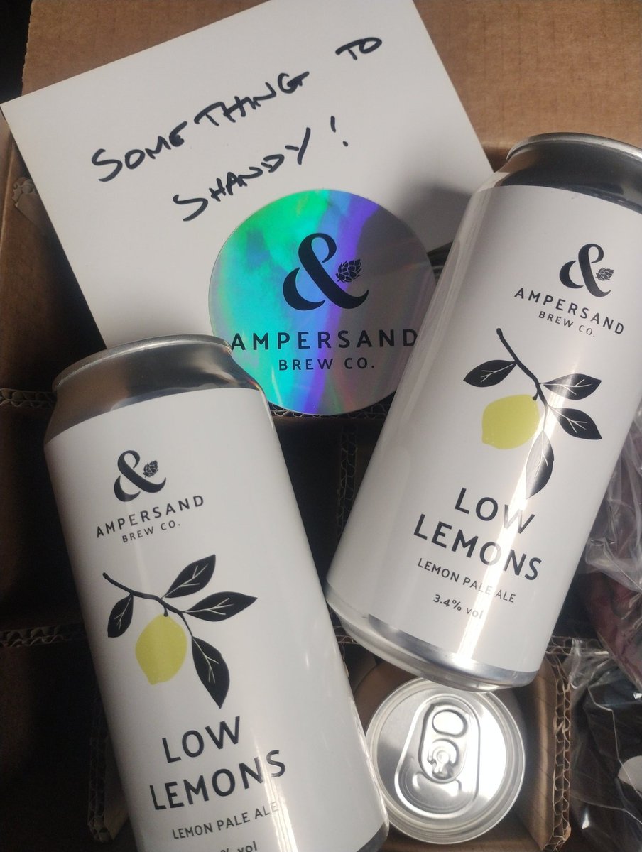 Does it Shandy? (@doesitshandy) on Twitter photo Thank you <a href="/AmpersandBrewCo/">Ampersand Brew Co</a> 😁 this sounds DELICIOUS and we can't wait to smash a shandy in the sun Thank you <a href="/AmpersandBrewCo/">Ampersand Brew Co</a> 😁 this sounds DELICIOUS and we can't wait to smash a shandy in the sun