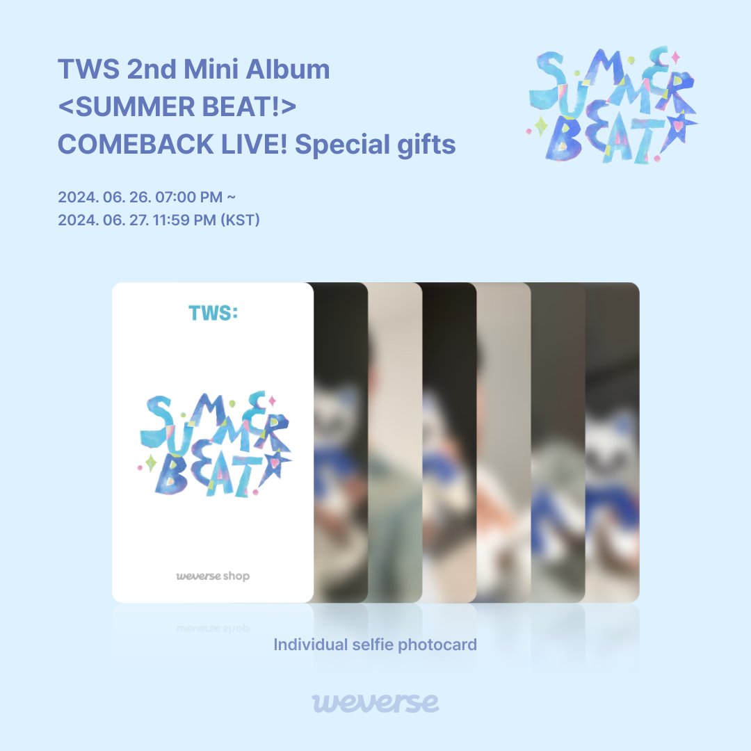 weverse_LIVE] TWS 2nd Mini Album『SUMMER BEAT!』COMEBACK LIVE! 42