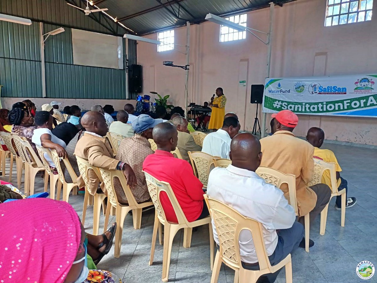 NakuruWater's tweet image. We held a community meeting in Rhonda- @NakuruCountyGov to boost sanitation awareness under the @wstf_ke UBSUP 3rd Call Project. 
#EnrichingLife 
#CommunityEffort #WorkingTogether
#SanitationForAll