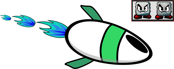 A wee baddy and a possible mode of transport / minigame capsule :)