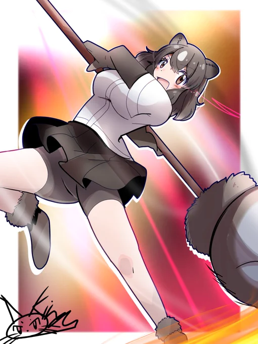 ヒグマさん#けものフレンズ #けもフレ 