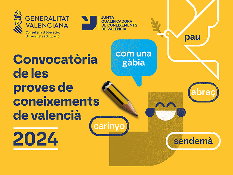 📚Junta Qualificadora de Coneixements de Valencià

➡️Hui comença el període de matrícula per a les proves dels nivells A2, B1 i B2
💻Matrícula telemàtica fins a l'1 de juliol

ℹ️gva.es/va/inicio/proc…