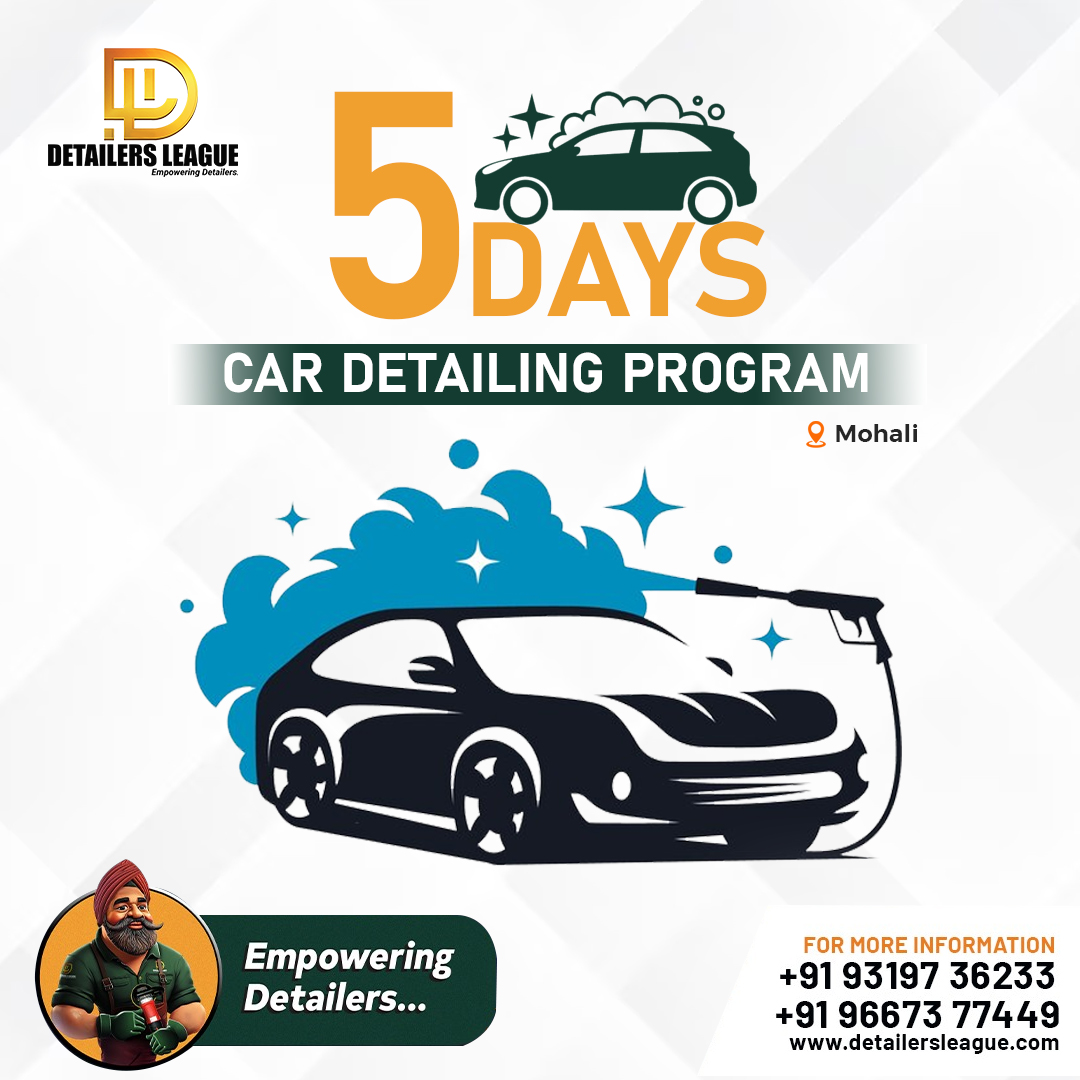 detailersleague's tweet image. 🚀✨ Elevate your detailing skills with our new batch starting from July 1st to July 5th, 2024! Join Detailers League for comprehensive training in PPF &amp;amp; wrapping, car wash techniques, polishing, and ceramic coating.  #detailersleague
#PPFTraining
#WrappingTraining
#CarWrapping