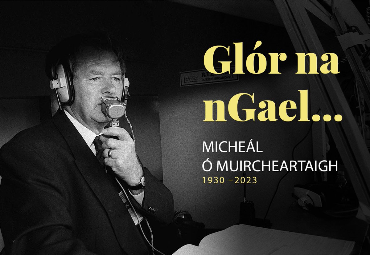 Tá Mícheál Ó Muircheartaigh, 'guth chluichí na nGael’, ar shlí na fírinne. Trócaire air.