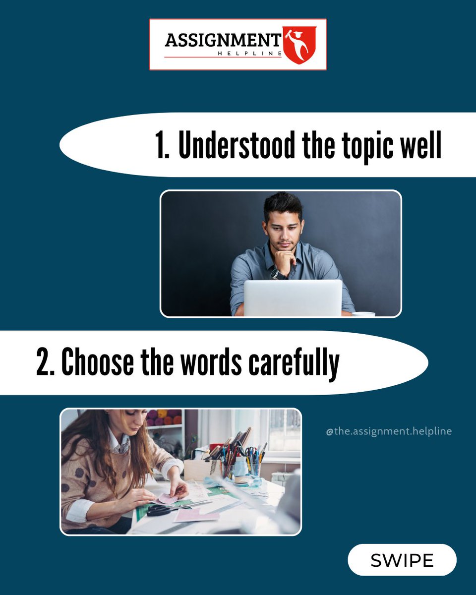 _the_assignment's tweet image. Feeling lost on how to start or structure your #assignments? Wondering how to turn your ideas into a cohesive, high-quality paper?
👉Get Instant Help! wa.me/+61390160028
#assignmenthelponline #assignmenthelper #assignmenthelpuk #assignmenthelpservices