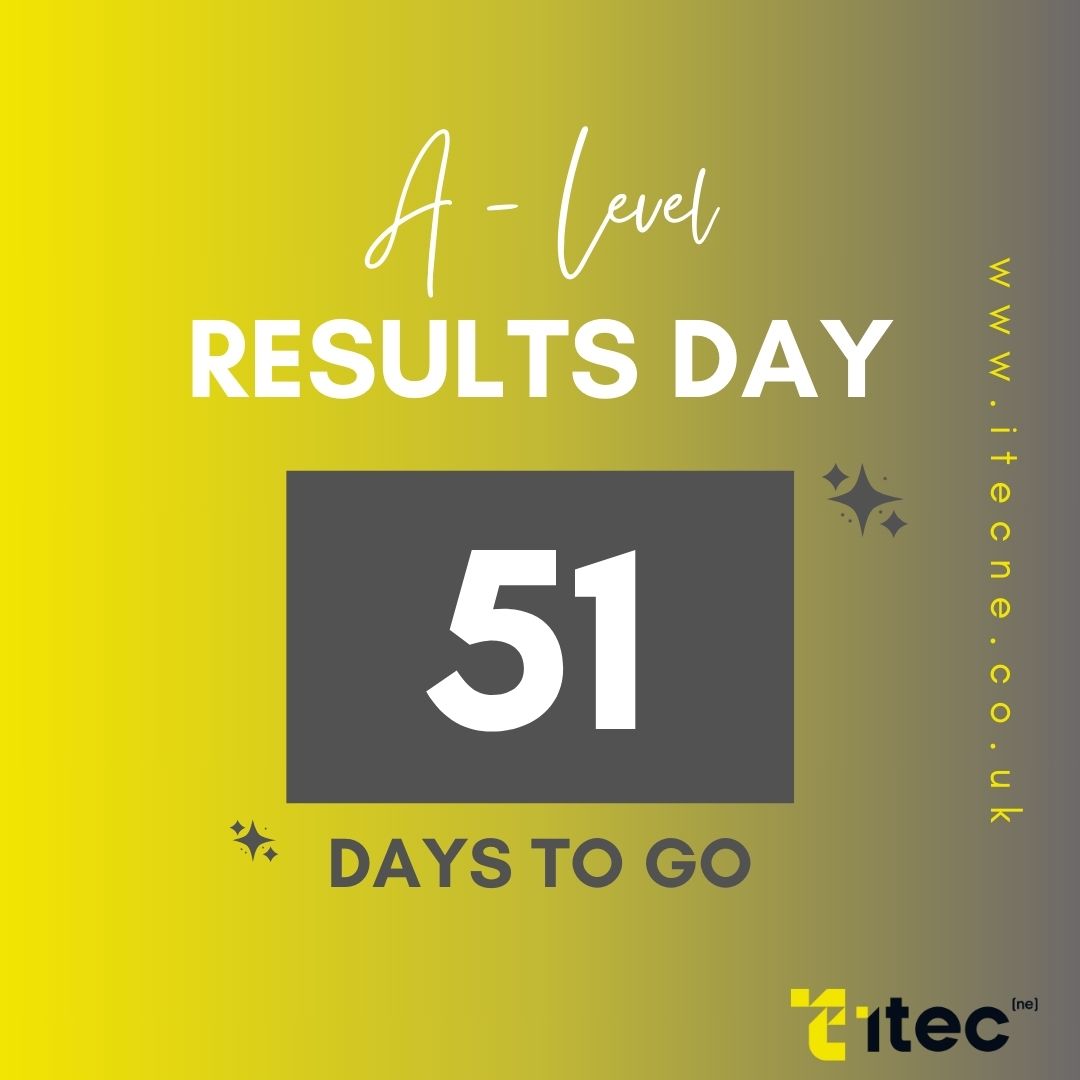 📒 𝟓𝟏 𝐃𝐚𝐲𝐬 𝐓𝐨 𝐆𝐨 📒

The countdown is on to A-Level Results Day! It's a massive day for many students as it can determine the next steps they take with their education or career. 

We've got our fingers crossed for you all and hope that you enjoy your summer 🤞