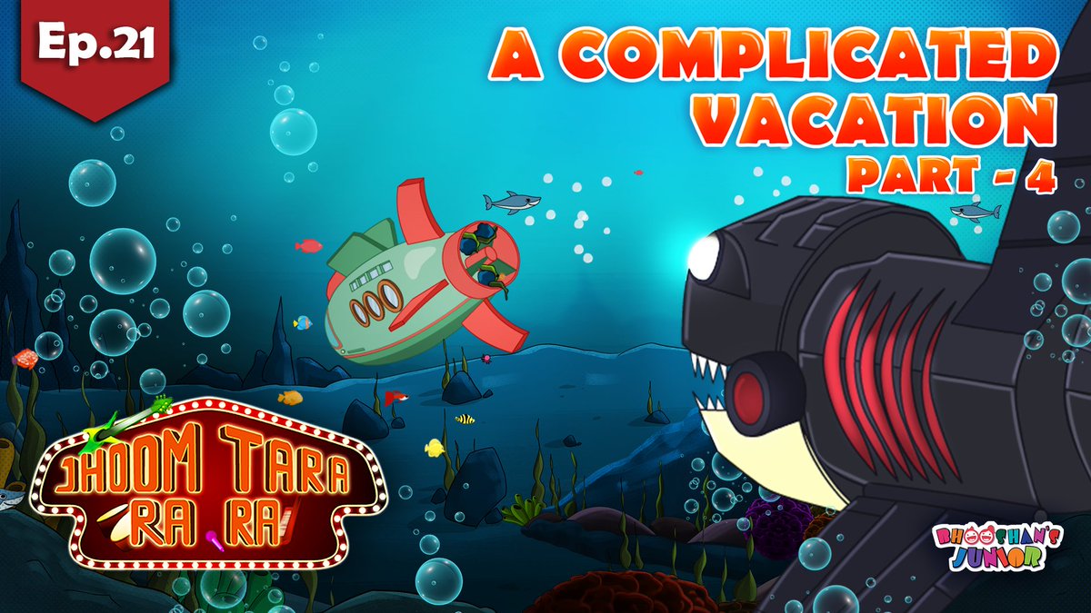 bhooshansjunior's tweet image. Watch the latest episode of Jhoom Tara Ra Ra!

Join Jhoom and friends on an underwater adventure to rescue Uncle Rinku, facing dangerous challenges along the way.

Episode 21: youtu.be/mGlgJMVzEoQ

#jhoomtararara  #techtainment  #animation #englishcartoon #youtube #jiostb