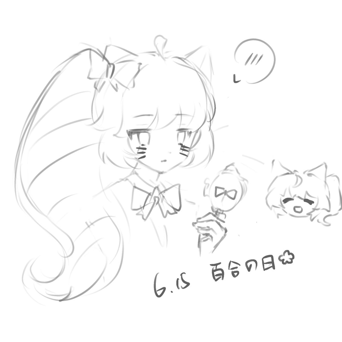 KiraAoiX's tweet photo. 百合日！！！ https://t.co/MwSTH0AhsL