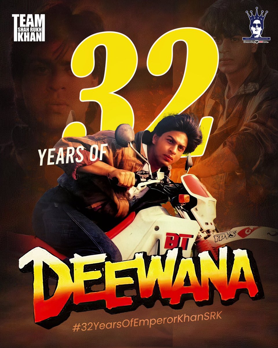 teamsrkjamkhand's tweet photo. Bollywood was changed FOREVER since this man made his entry on a bike back in 1992 😮‍💨♥️🥳

#ShahRukhKhan #32YearsOfEmperorKhanSRK #32YearsOfDeewana https://t.co/bIoaPj2fDy