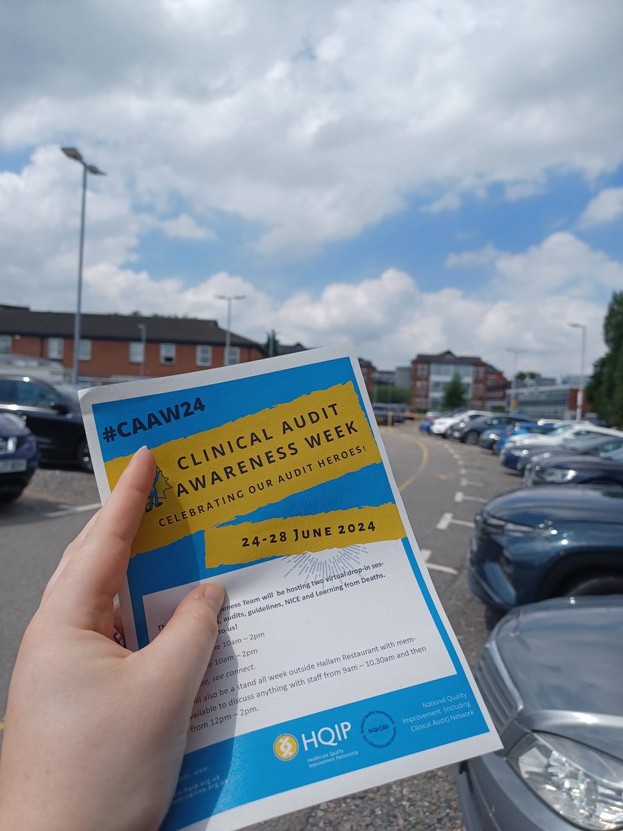 Just finished our walk around at City Hospital for Clincial Audit Awareness Week celebrating all the good work you guys do improving patient safety and care through good governace and audits. #CAAW2024 <a href="/SWBH_CAudit/">@SWBH_ClinicalEffectiness</a> <a href="/SWBHnhs/">SWB NHS Trust</a> <a href="/marshaj1772/">Marsha Jones RGN</a> <a href="/HQIP/">Healthcare Quality Improvement Partnership</a>