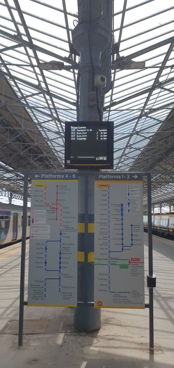 One of the few times I use <a href="/northernassist/">NORTHERN 🚆</a> and the train I wanted has been cancelled. According to my friends that use this line regularly it is a common occurrence.