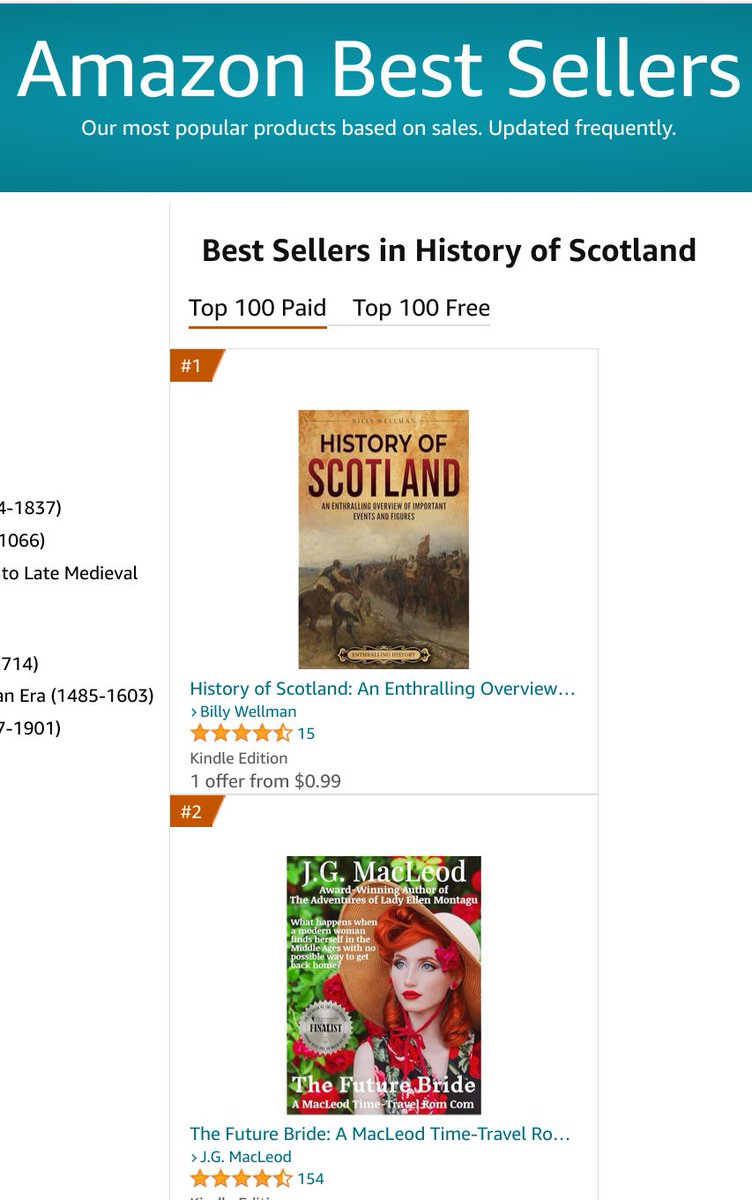 The Future Bride is an Amazon #2 #bestseller in #History of Scotland.
mybook.to/TheFutureBride

The perfect, lighthearted escape to add to your beach bag! 🏖️🩴📚👙🏊‍♀️💋

$3.99 Kindle, or #free with #KU.

#bestelling #HistoricalRomance #RomanceNovel #TuesdayVibe #BeachReads