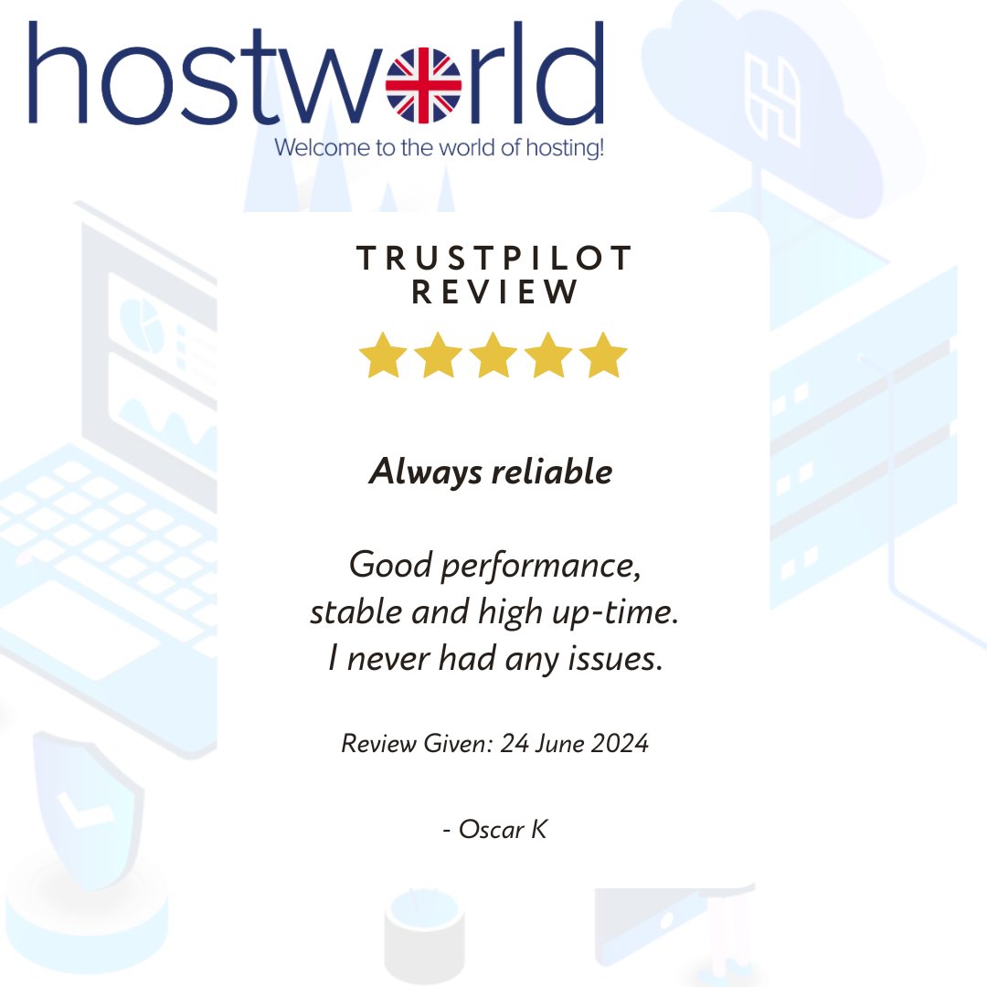 Thanks to Oscar K for his glowing review! 😍