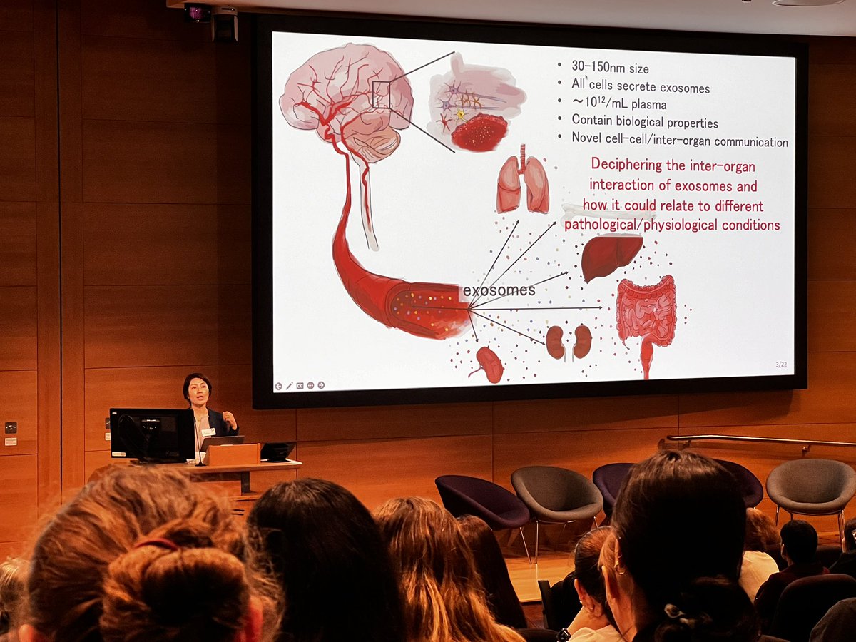 Dr. María D. Mayán (@mariadmayan) on Twitter photo The biomarker potential of exosomes/EVs to detect cancer and their functional role in metastasis👌🏼
Ayuko Hoshino from Tokio (Japan)
#MRS2024 <a href="/MetastasisRS/">Metastasis Research Society</a> The biomarker potential of exosomes/EVs to detect cancer and their functional role in metastasis👌🏼
Ayuko Hoshino from Tokio (Japan)
#MRS2024 <a href="/MetastasisRS/">Metastasis Research Society</a>