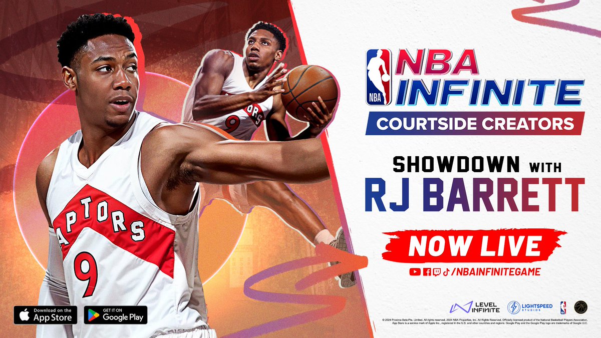 🔥 Place aux finales du Showdown avec RJ Barrett ! 🏀

RJ va-t-il mener son équipe à la victoire ou les challengers vont-ils tout renverser ? 🤔

Regarde maintenant pour le savoir ! 
bit.ly/3RJHSuZ
#nba #nbagaming #nbainfinite #nba #basketball