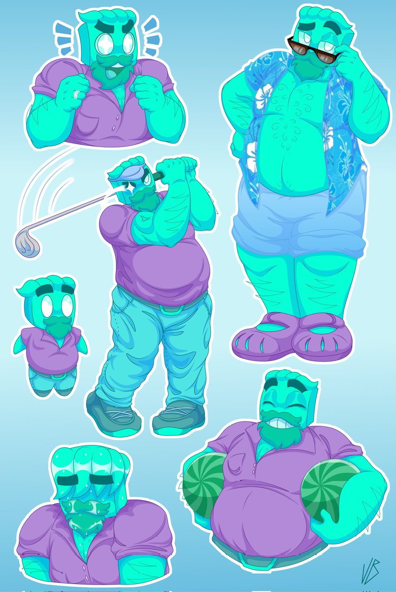 Cinnamation's tweet photo. Barnaby Bluman (AKA Cyan's Father)
#ABP #ABrokenParadise 
Concepts by @VineBunny https://t.co/o4viX8f9pB