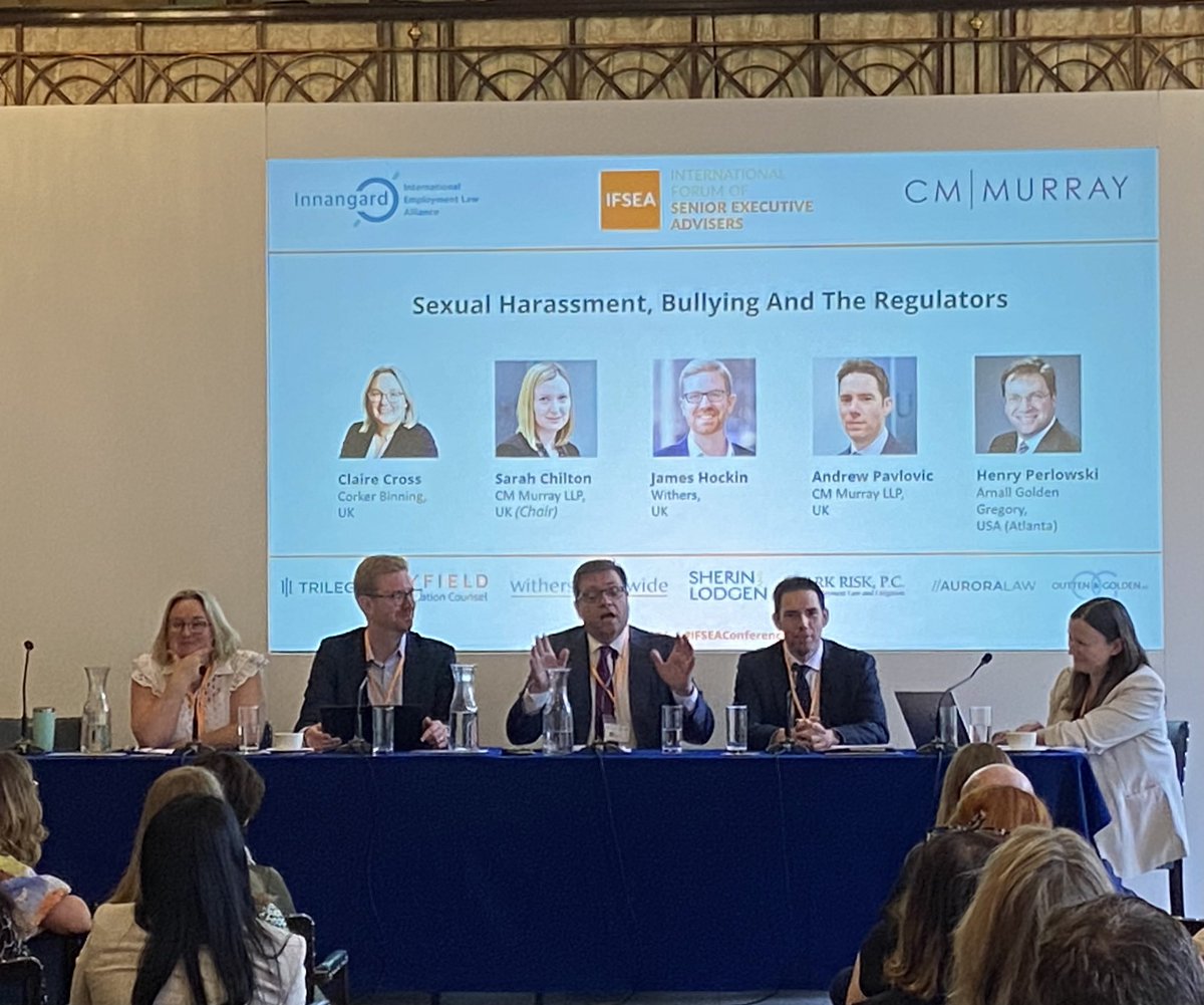 Breakout Session 5 with our brilliant panel exploring the topic of “Sexual Harassment, Bullying and the Regulator” #IFSEA2024 #IFSEAConference2024 #AllAboutExecs