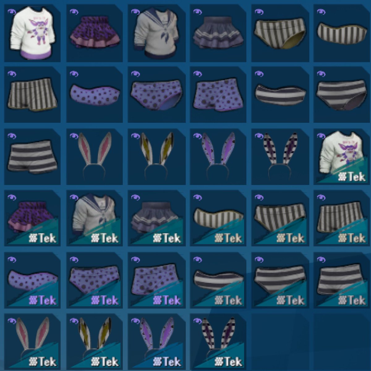 Yury0903's tweet image. 『YuryServerCCS』MODをアップデートしました👙🐇実は新しい水着とウサ耳をしれっと追加していたのですが、更にTek装備向けにも追加しました🎉

染色を楽しんでいただきたいところですが何故かまた不具合が…(;´д｀)修正します〜💦

#ARKSurvivalAscended 
#ASA 
#CustomCosmetics 
#カスタムコスメ