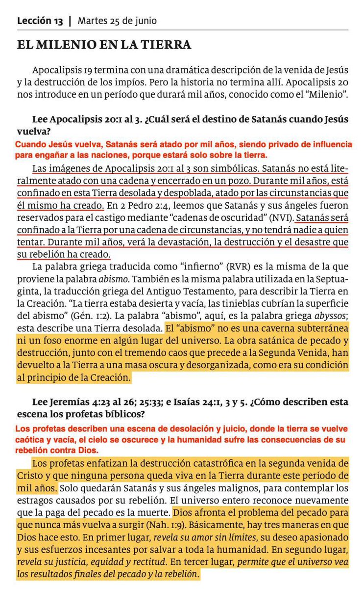 En primer lugar, revela su amor sin límites, su deseo apasionado y sus esfuerzos incesantes por salvar a la humanidad. En segundo lugar, revela su justicia, equidad y rectitud. En tercer lugar, permite que el universo vea los resultados finales del pecado y la rebelión. #LESAdv