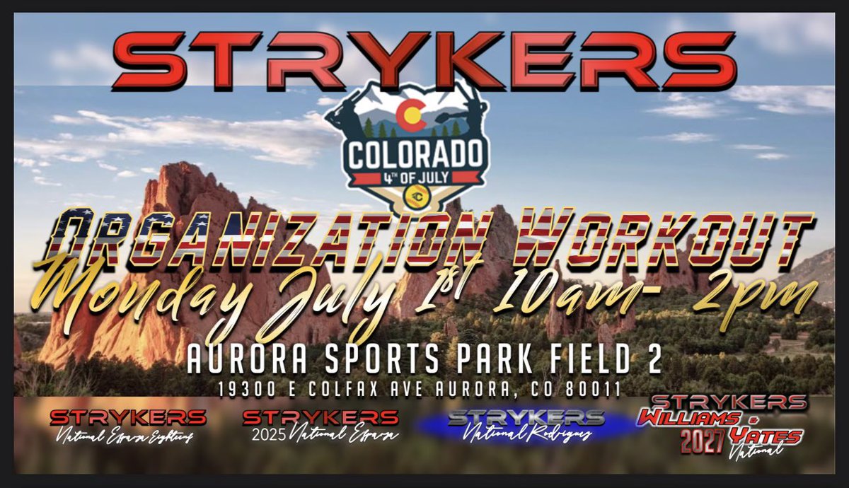 Your invited! 👇🏻🚨🚂
Organization Workout in Aurora