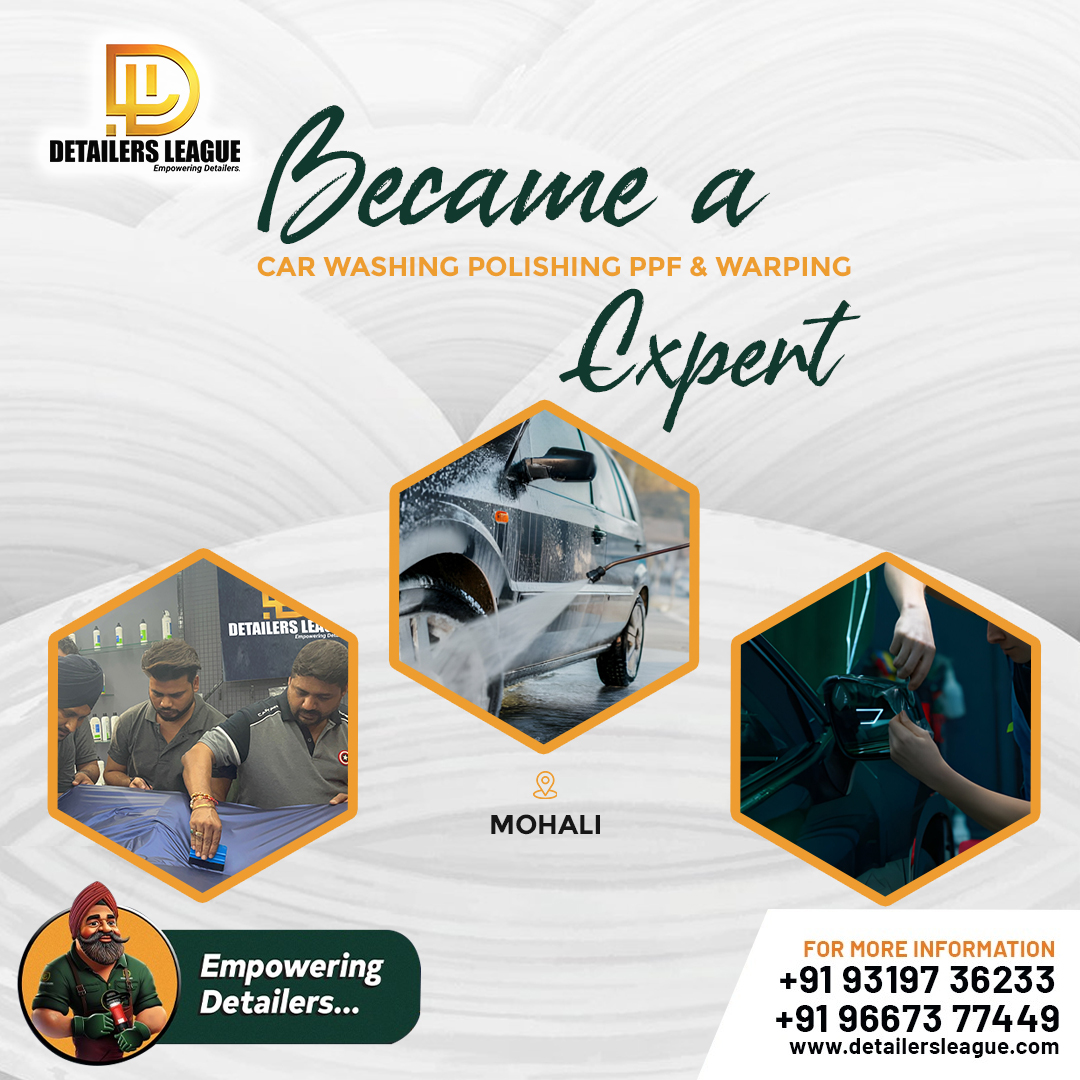 detailersleague's tweet image. 🚀 Excited to announce our new batch starting from July 1st to July 5th, 2024! 🌟 Become a car washing, polishing, and wrapping expert with our comprehensive detailing training at Detailers League, Mohali.  #detailersleague
#PPFTraining
#WrappingTraining
#CarWrapping