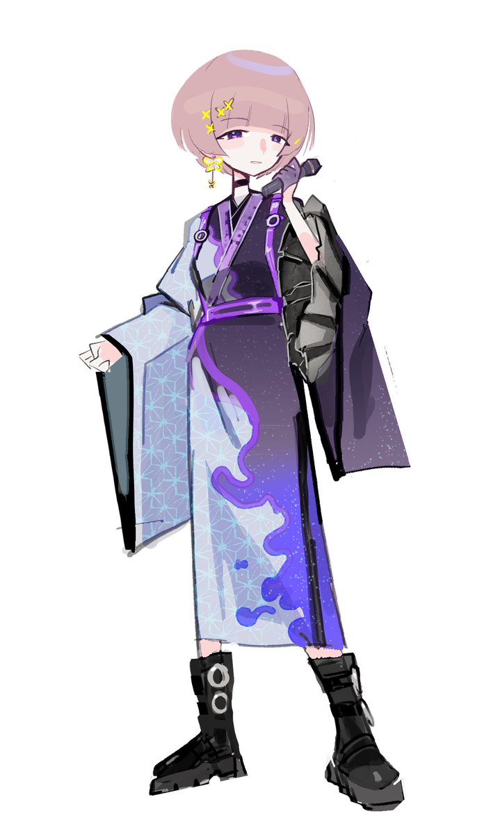 学マス「【学マス衣装妄想】 着物ハーネス好きです #有村麻央    reference 」|つづつ⚡️のイラスト