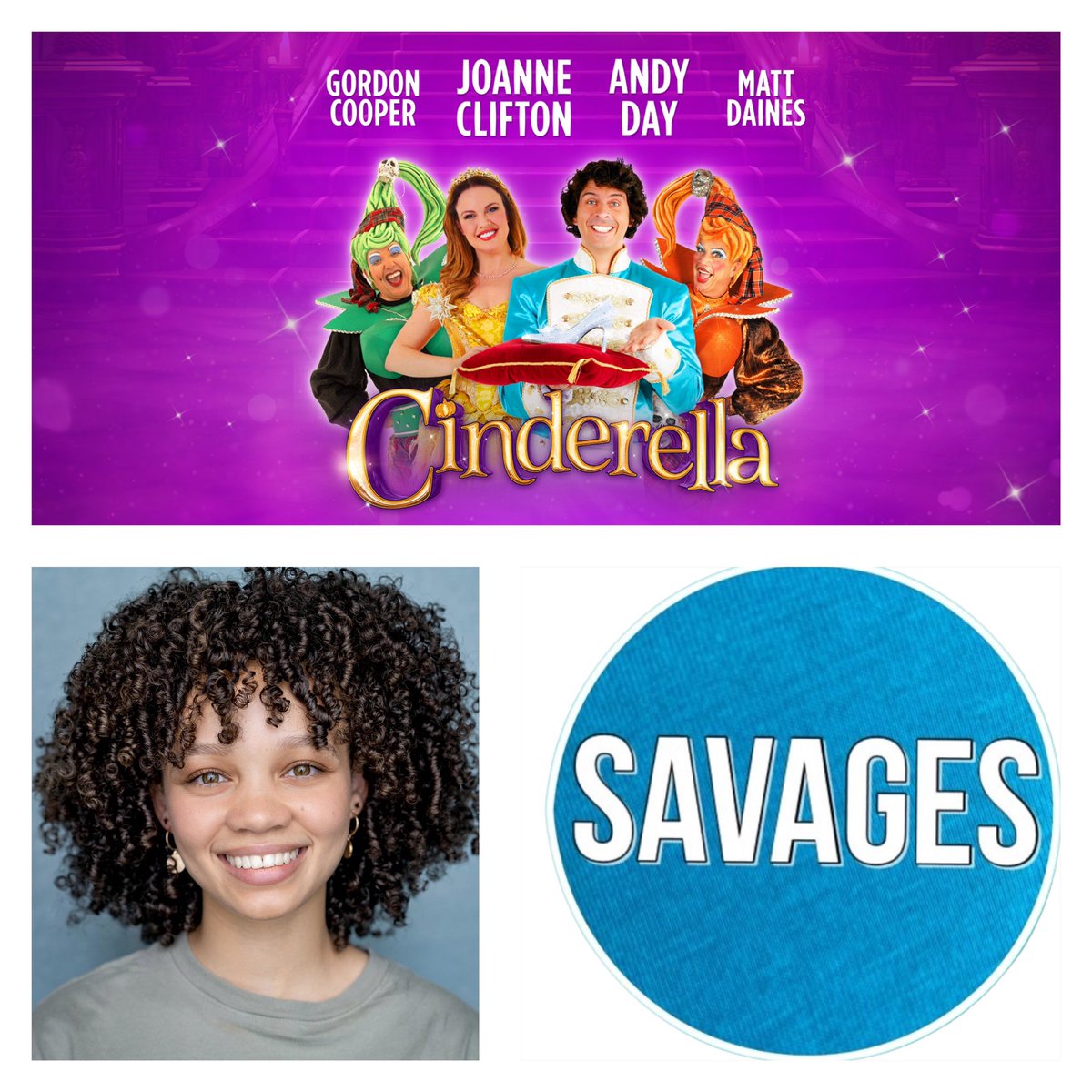 Happy to share that #MarcaviaMcCarthy is off to pantoland this Christmas! Playing the lead role of Cinderella at <a href="/RoyalDerngate/">Royal & Derngate</a> for <a href="/pantomimes/">rawrrrrrrrrr</a> 
Very proud of you!
