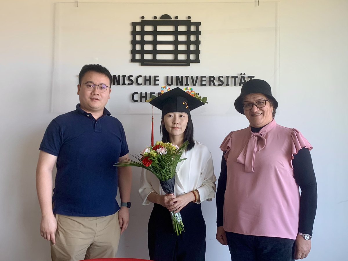 Today marks a monumental achievement! My PhD student, Zhe Qu, defended her thesis. A big thank you to <a href="/KanounOlfa/">Olfa Kanoun</a> , Prof. Kai Zhang at University of Göttingen, and <a href="/MinghaoYu_TUD/">Minghao Yu@TUD</a> for your insights. Zhe Qu will join Jinhua Sun’s group in Chalmers University of Technology soon.