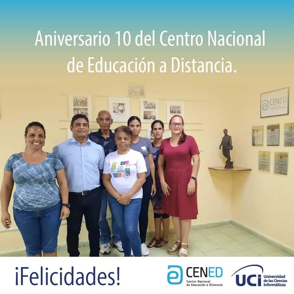 Llegamos al 25 de junio . Estamos   en nuestro 10 Aniversario. Lo celebraremos con múltiples actividades. <a href="/universidad_uci/">Universidad de las Ciencias Informáticas</a> <a href="/LilyRuiz70/">Lidia Ruiz</a> <a href="/Nora82248921/">Cubana, revolucionaria. Noralbis</a> <a href="/IvanPerezMallea/">Iván Pérez Mallea</a> <a href="/CubaMES/">MES</a> <a href="/EscPosgrado_UCI/">Dirección de Educación de Posgrado UCI</a> <a href="/raydelmp/">Raydel Montesino Perurena</a> <a href="/WalterBG_MES/">Walter Baluja García</a>  <a href="/Druida_Cuba/">Red Druida Cuba</a> <a href="/almoyatw/">Arleni</a> <a href="/Lluvtorr/">Tania</a> <a href="/henryraul/">Henry Raúl Glez Brito</a>  <a href="/LazyCuba/">LazyCuba</a>